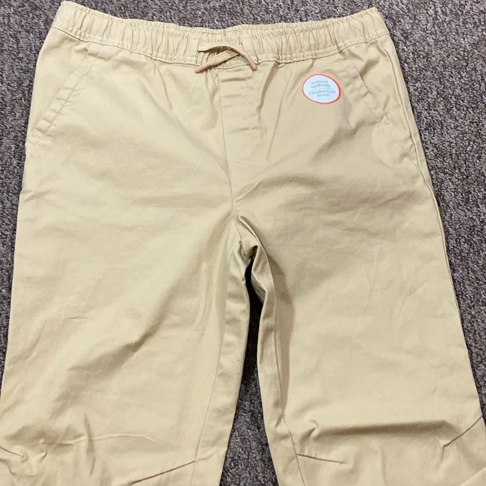 10/$50 Wonder Nation Unisex School Uniform Knee Kids Tan Bottoms Size XXL (18)